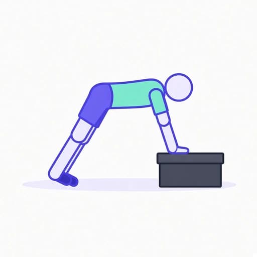 Elevated-Hands Pike Push-ups