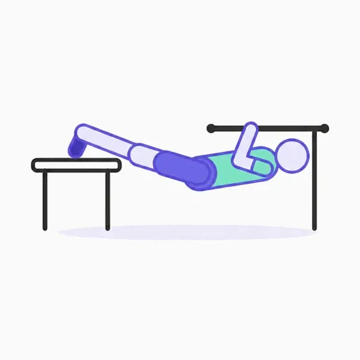 Feet-Elevated Inverted Rows, phase 2 of 2