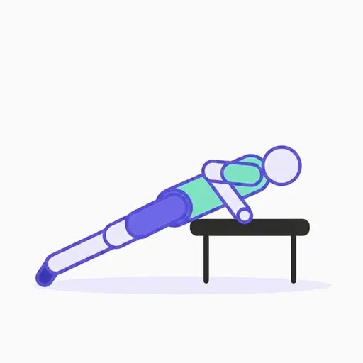 Incline Push-ups, phase 2 of 2
