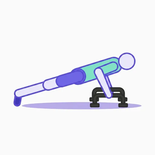 Parallette Push-ups, phase 2 of 2