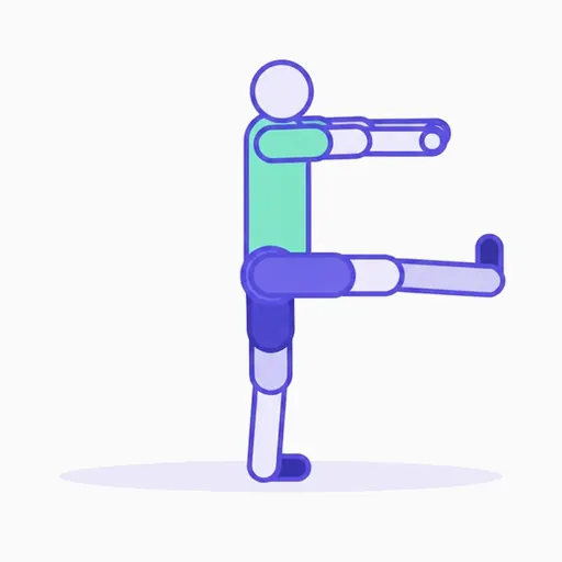 Pistol Squats, phase 1 of 2
