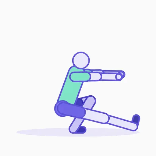 Pistol Squats, phase 2 of 2