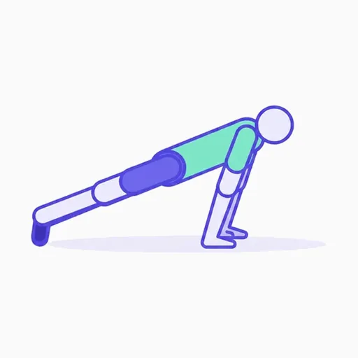 Pseudo Planche Push-ups, phase 1 of 2