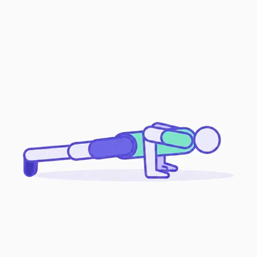 Pseudo Planche Push-ups, phase 2 of 2